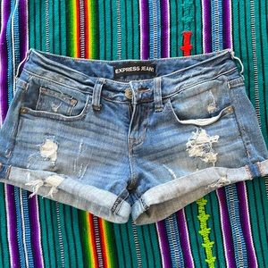 Express Denim Shorts - 00